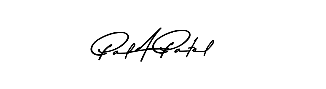 Also You can easily find your signature by using the search form. We will create Pal A Patel name handwritten signature images for you free of cost using Asem Kandis PERSONAL USE sign style. Pal A Patel signature style 9 images and pictures png