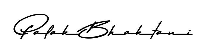 Master the art of signing with Palak Bhaktani written in fluent Asem Kandis PERSONAL USE script. A great template to practice and refine your handwriting. Palak Bhaktani signature style 9 images and pictures png