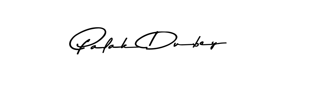 How to make Palak Dubey name signature. Use Asem Kandis PERSONAL USE style for creating short signs online. This is the latest handwritten sign. Palak Dubey signature style 9 images and pictures png