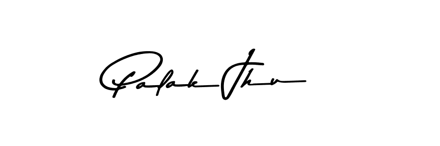 Create a beautiful signature design for name Palak Jhu. With this signature (Asem Kandis PERSONAL USE) fonts, you can make a handwritten signature for free. Palak Jhu signature style 9 images and pictures png