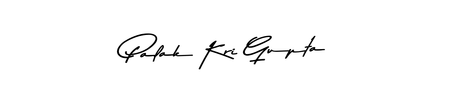 Palak Kri Gupta stylish signature style. Best Handwritten Sign (Asem Kandis PERSONAL USE) for my name. Handwritten Signature Collection Ideas for my name Palak Kri Gupta. Palak Kri Gupta signature style 9 images and pictures png