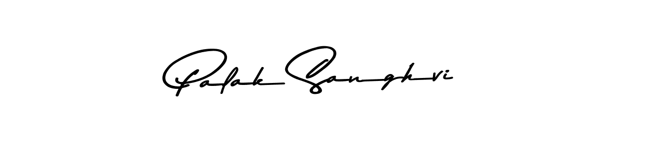 How to make Palak Sanghvi signature? Asem Kandis PERSONAL USE is a professional autograph style. Create handwritten signature for Palak Sanghvi name. Palak Sanghvi signature style 9 images and pictures png