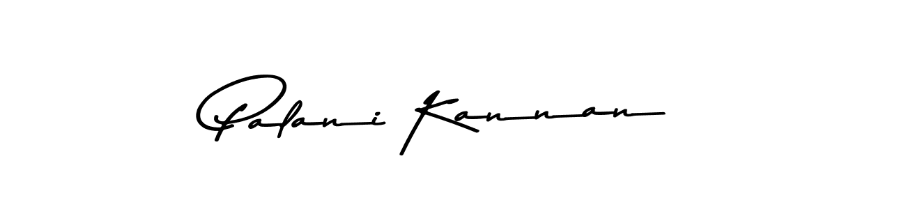How to make Palani Kannan name signature. Use Asem Kandis PERSONAL USE style for creating short signs online. This is the latest handwritten sign. Palani Kannan signature style 9 images and pictures png