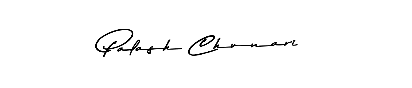 Design your own signature with our free online signature maker. With this signature software, you can create a handwritten (Asem Kandis PERSONAL USE) signature for name Palash Chunari. Palash Chunari signature style 9 images and pictures png