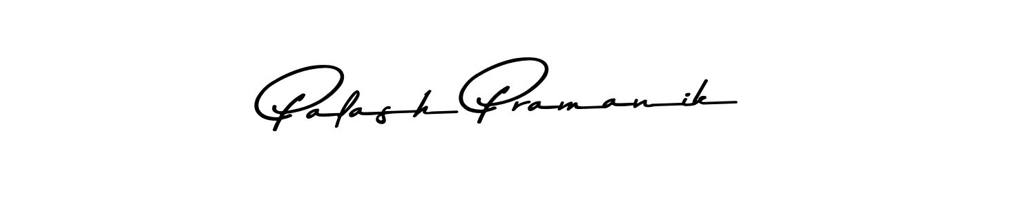 Create a beautiful signature design for name Palash Pramanik. With this signature (Asem Kandis PERSONAL USE) fonts, you can make a handwritten signature for free. Palash Pramanik signature style 9 images and pictures png