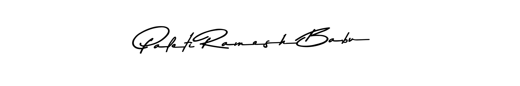 Paleti Ramesh Babu stylish signature style. Best Handwritten Sign (Asem Kandis PERSONAL USE) for my name. Handwritten Signature Collection Ideas for my name Paleti Ramesh Babu. Paleti Ramesh Babu signature style 9 images and pictures png