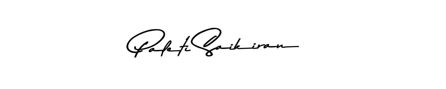 How to make Paleti Saikiran signature? Asem Kandis PERSONAL USE is a professional autograph style. Create handwritten signature for Paleti Saikiran name. Paleti Saikiran signature style 9 images and pictures png