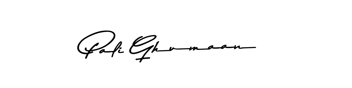 Pali Ghumaan stylish signature style. Best Handwritten Sign (Asem Kandis PERSONAL USE) for my name. Handwritten Signature Collection Ideas for my name Pali Ghumaan. Pali Ghumaan signature style 9 images and pictures png