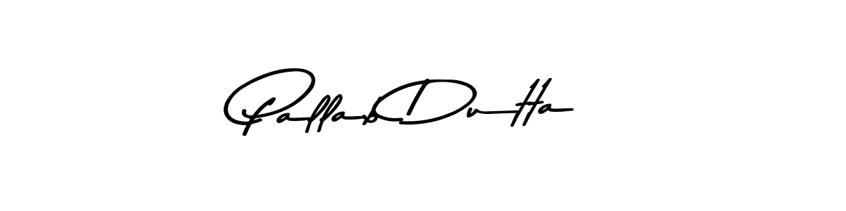 Create a beautiful signature design for name Pallab Dutta. With this signature (Asem Kandis PERSONAL USE) fonts, you can make a handwritten signature for free. Pallab Dutta signature style 9 images and pictures png