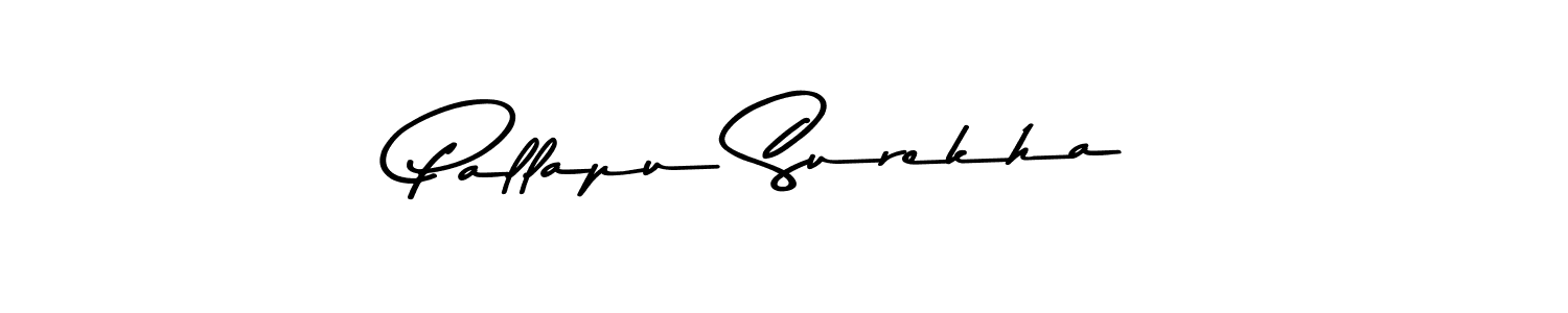 How to make Pallapu Surekha signature? Asem Kandis PERSONAL USE is a professional autograph style. Create handwritten signature for Pallapu Surekha name. Pallapu Surekha signature style 9 images and pictures png