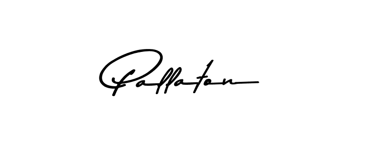 How to make Pallaton name signature. Use Asem Kandis PERSONAL USE style for creating short signs online. This is the latest handwritten sign. Pallaton signature style 9 images and pictures png