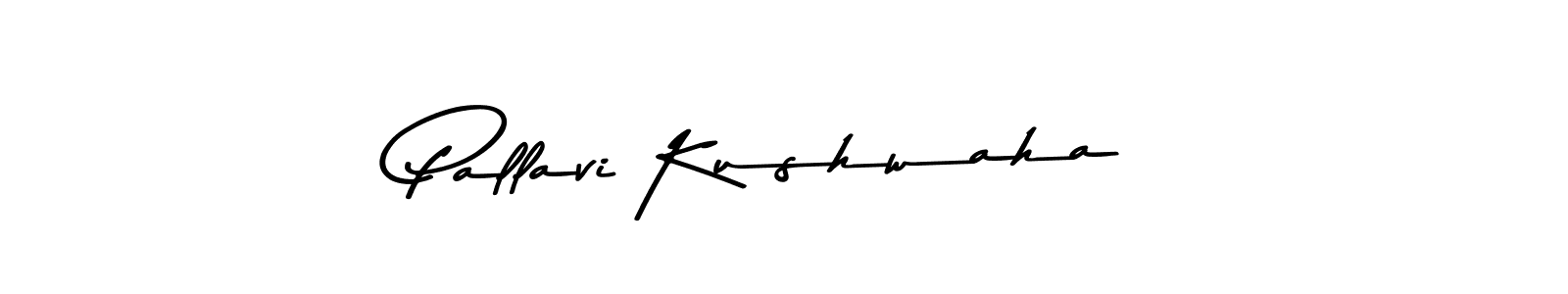 Create a beautiful signature design for name Pallavi Kushwaha. With this signature (Asem Kandis PERSONAL USE) fonts, you can make a handwritten signature for free. Pallavi Kushwaha signature style 9 images and pictures png