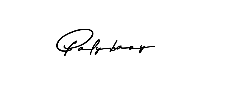Make a beautiful signature design for name Palybaoy. With this signature (Asem Kandis PERSONAL USE) style, you can create a handwritten signature for free. Palybaoy signature style 9 images and pictures png