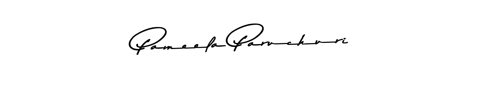 Asem Kandis PERSONAL USE is a professional signature style that is perfect for those who want to add a touch of class to their signature. It is also a great choice for those who want to make their signature more unique. Get Pameela Paruchuri name to fancy signature for free. Pameela Paruchuri signature style 9 images and pictures png