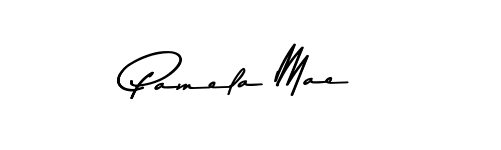 Make a beautiful signature design for name Pamela Mae. With this signature (Asem Kandis PERSONAL USE) style, you can create a handwritten signature for free. Pamela Mae signature style 9 images and pictures png