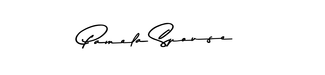 Also You can easily find your signature by using the search form. We will create Pamela Spouse name handwritten signature images for you free of cost using Asem Kandis PERSONAL USE sign style. Pamela Spouse signature style 9 images and pictures png