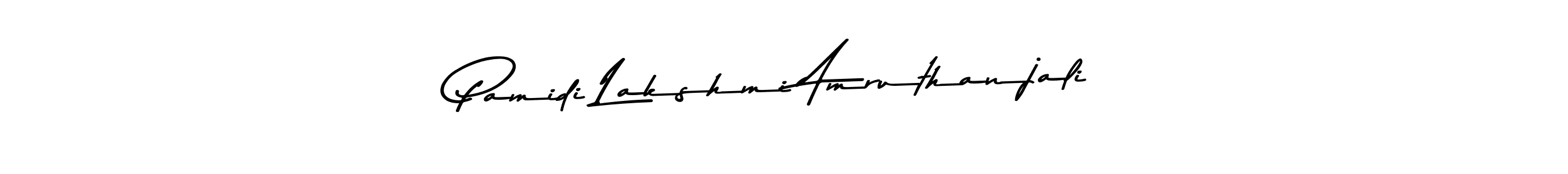 Also You can easily find your signature by using the search form. We will create Pamidi Lakshmi Amruthanjali name handwritten signature images for you free of cost using Asem Kandis PERSONAL USE sign style. Pamidi Lakshmi Amruthanjali signature style 9 images and pictures png