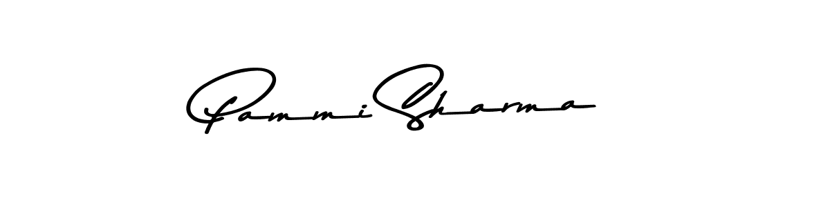 Use a signature maker to create a handwritten signature online. With this signature software, you can design (Asem Kandis PERSONAL USE) your own signature for name Pammi Sharma. Pammi Sharma signature style 9 images and pictures png