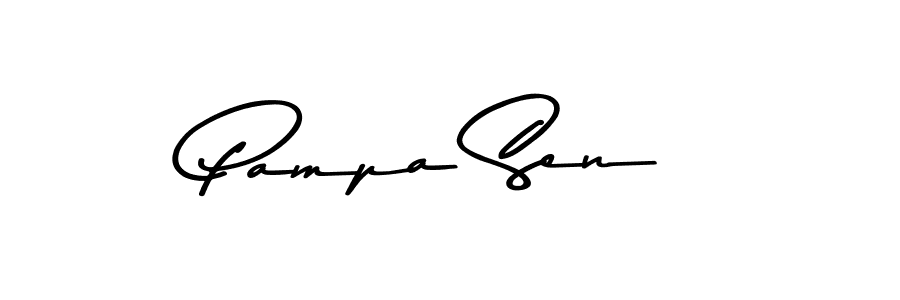 Pampa Sen stylish signature style. Best Handwritten Sign (Asem Kandis PERSONAL USE) for my name. Handwritten Signature Collection Ideas for my name Pampa Sen. Pampa Sen signature style 9 images and pictures png
