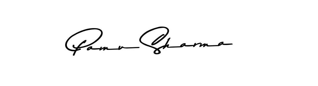 Asem Kandis PERSONAL USE is a professional signature style that is perfect for those who want to add a touch of class to their signature. It is also a great choice for those who want to make their signature more unique. Get Pamu Sharma name to fancy signature for free. Pamu Sharma signature style 9 images and pictures png