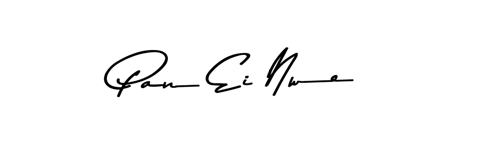 Also You can easily find your signature by using the search form. We will create Pan Ei Nwe name handwritten signature images for you free of cost using Asem Kandis PERSONAL USE sign style. Pan Ei Nwe signature style 9 images and pictures png