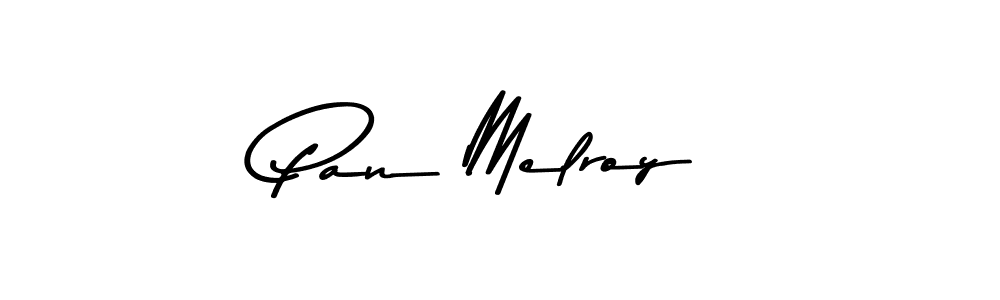 Also You can easily find your signature by using the search form. We will create Pan Melroy name handwritten signature images for you free of cost using Asem Kandis PERSONAL USE sign style. Pan Melroy signature style 9 images and pictures png