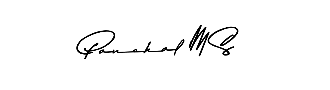 Panchal M S stylish signature style. Best Handwritten Sign (Asem Kandis PERSONAL USE) for my name. Handwritten Signature Collection Ideas for my name Panchal M S. Panchal M S signature style 9 images and pictures png