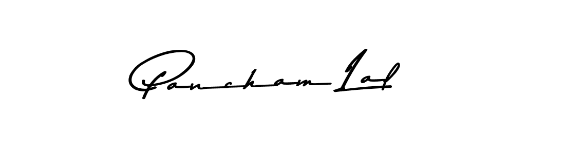 How to make Pancham Lal name signature. Use Asem Kandis PERSONAL USE style for creating short signs online. This is the latest handwritten sign. Pancham Lal signature style 9 images and pictures png