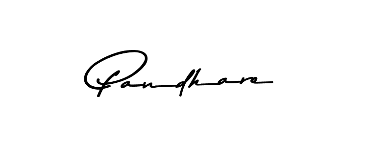 Use a signature maker to create a handwritten signature online. With this signature software, you can design (Asem Kandis PERSONAL USE) your own signature for name Pandhare. Pandhare signature style 9 images and pictures png
