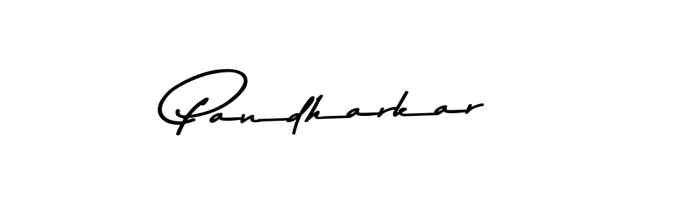Make a beautiful signature design for name Pandharkar. With this signature (Asem Kandis PERSONAL USE) style, you can create a handwritten signature for free. Pandharkar signature style 9 images and pictures png