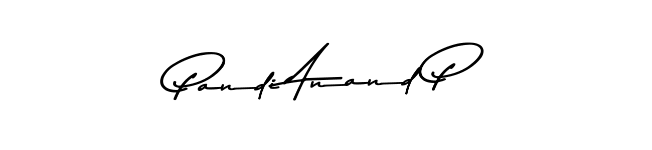 How to make Pandi Anand P signature? Asem Kandis PERSONAL USE is a professional autograph style. Create handwritten signature for Pandi Anand P name. Pandi Anand P signature style 9 images and pictures png