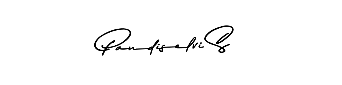 Create a beautiful signature design for name Pandiselvi S. With this signature (Asem Kandis PERSONAL USE) fonts, you can make a handwritten signature for free. Pandiselvi S signature style 9 images and pictures png