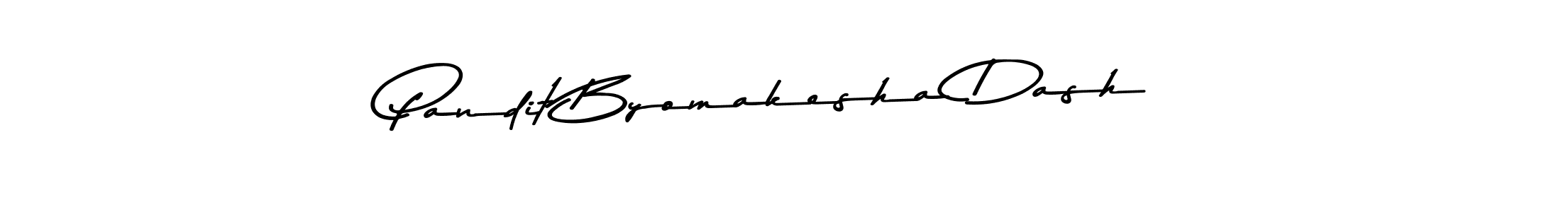 Also You can easily find your signature by using the search form. We will create Pandit Byomakesha Dash name handwritten signature images for you free of cost using Asem Kandis PERSONAL USE sign style. Pandit Byomakesha Dash signature style 9 images and pictures png