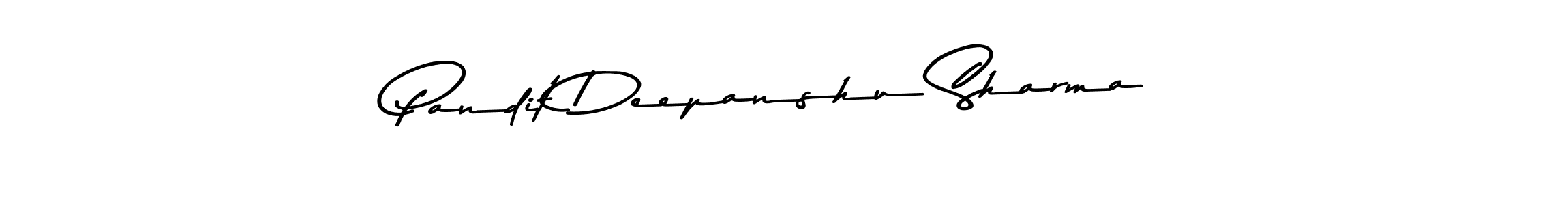 Here are the top 10 professional signature styles for the name Pandit Deepanshu Sharma. These are the best autograph styles you can use for your name. Pandit Deepanshu Sharma signature style 9 images and pictures png