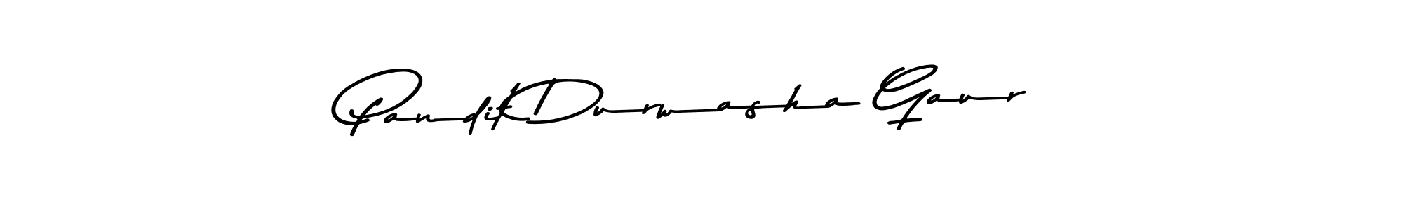 Create a beautiful signature design for name Pandit Durwasha Gaur. With this signature (Asem Kandis PERSONAL USE) fonts, you can make a handwritten signature for free. Pandit Durwasha Gaur signature style 9 images and pictures png