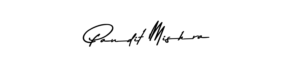 How to make Pandit Mishra signature? Asem Kandis PERSONAL USE is a professional autograph style. Create handwritten signature for Pandit Mishra name. Pandit Mishra signature style 9 images and pictures png
