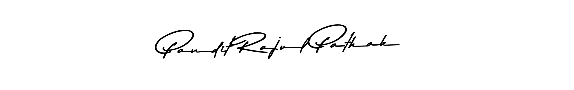Pandit Rajul Pathak stylish signature style. Best Handwritten Sign (Asem Kandis PERSONAL USE) for my name. Handwritten Signature Collection Ideas for my name Pandit Rajul Pathak. Pandit Rajul Pathak signature style 9 images and pictures png