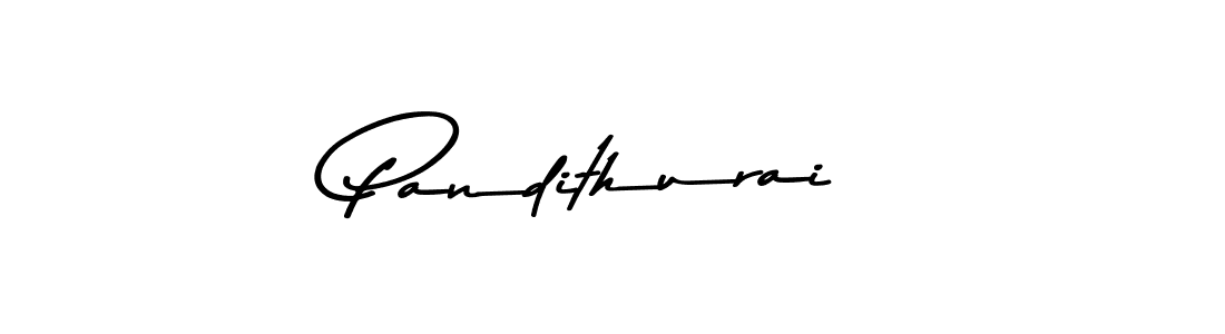 How to make Pandithurai signature? Asem Kandis PERSONAL USE is a professional autograph style. Create handwritten signature for Pandithurai name. Pandithurai signature style 9 images and pictures png