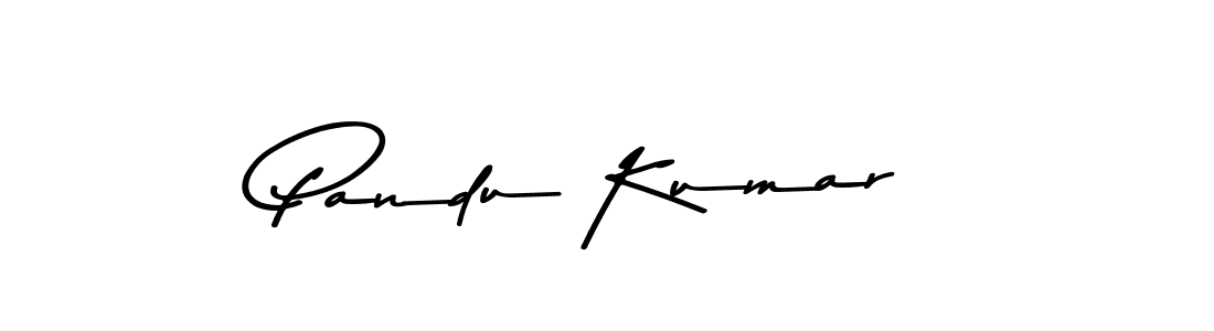 Create a beautiful signature design for name Pandu Kumar. With this signature (Asem Kandis PERSONAL USE) fonts, you can make a handwritten signature for free. Pandu Kumar signature style 9 images and pictures png