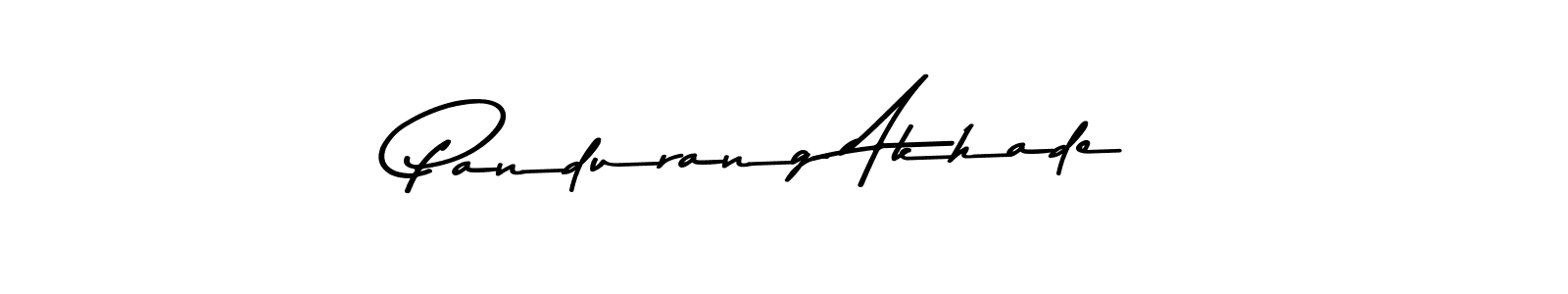 Create a beautiful signature design for name Pandurang Akhade. With this signature (Asem Kandis PERSONAL USE) fonts, you can make a handwritten signature for free. Pandurang Akhade signature style 9 images and pictures png