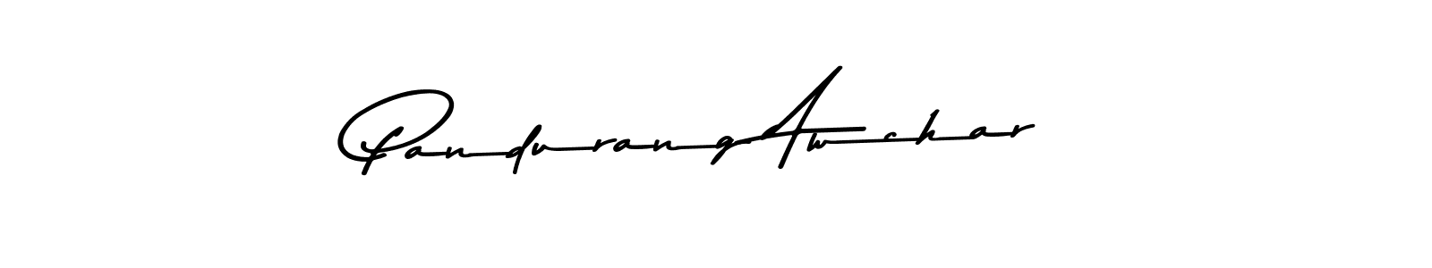 Make a beautiful signature design for name Pandurang Awchar. With this signature (Asem Kandis PERSONAL USE) style, you can create a handwritten signature for free. Pandurang Awchar signature style 9 images and pictures png