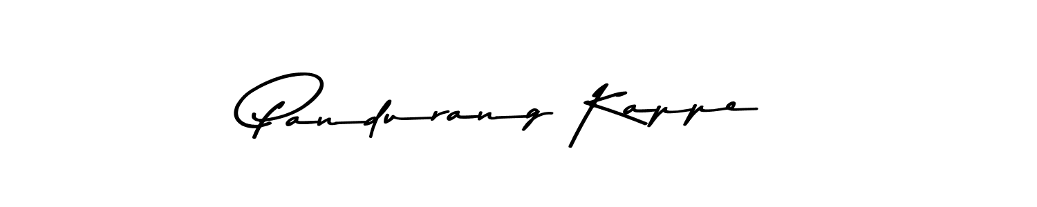 You should practise on your own different ways (Asem Kandis PERSONAL USE) to write your name (Pandurang Kappe) in signature. don't let someone else do it for you. Pandurang Kappe signature style 9 images and pictures png