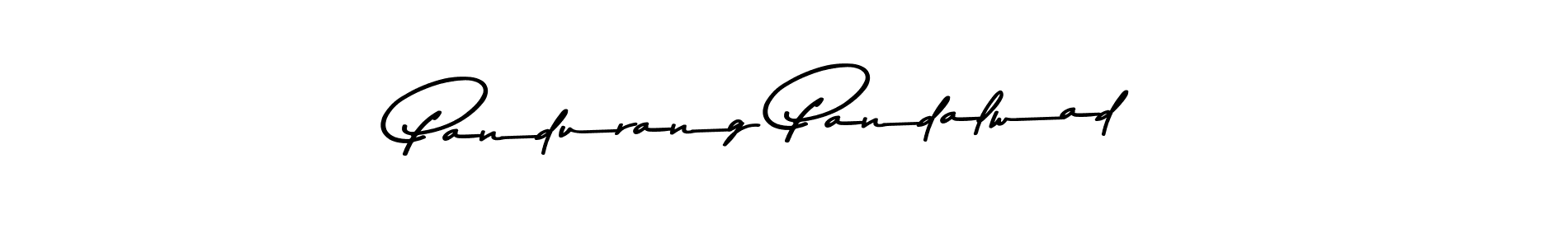 Use a signature maker to create a handwritten signature online. With this signature software, you can design (Asem Kandis PERSONAL USE) your own signature for name Pandurang Pandalwad. Pandurang Pandalwad signature style 9 images and pictures png