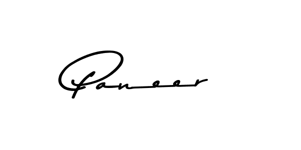 Design your own signature with our free online signature maker. With this signature software, you can create a handwritten (Asem Kandis PERSONAL USE) signature for name Paneer. Paneer signature style 9 images and pictures png