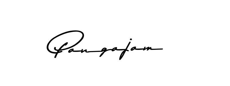 How to make Pangajam name signature. Use Asem Kandis PERSONAL USE style for creating short signs online. This is the latest handwritten sign. Pangajam signature style 9 images and pictures png