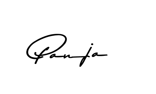 Use a signature maker to create a handwritten signature online. With this signature software, you can design (Asem Kandis PERSONAL USE) your own signature for name Panja. Panja signature style 9 images and pictures png