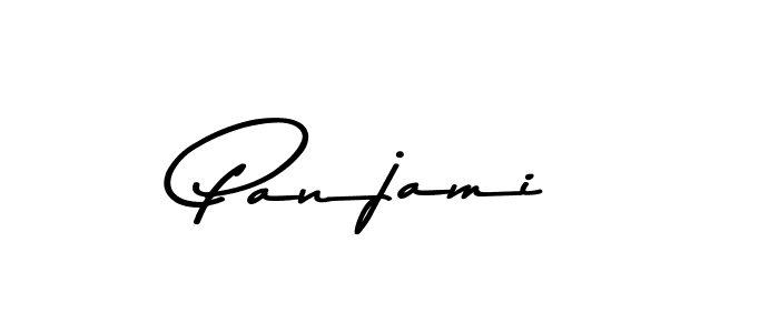 Make a beautiful signature design for name Panjami. With this signature (Asem Kandis PERSONAL USE) style, you can create a handwritten signature for free. Panjami signature style 9 images and pictures png