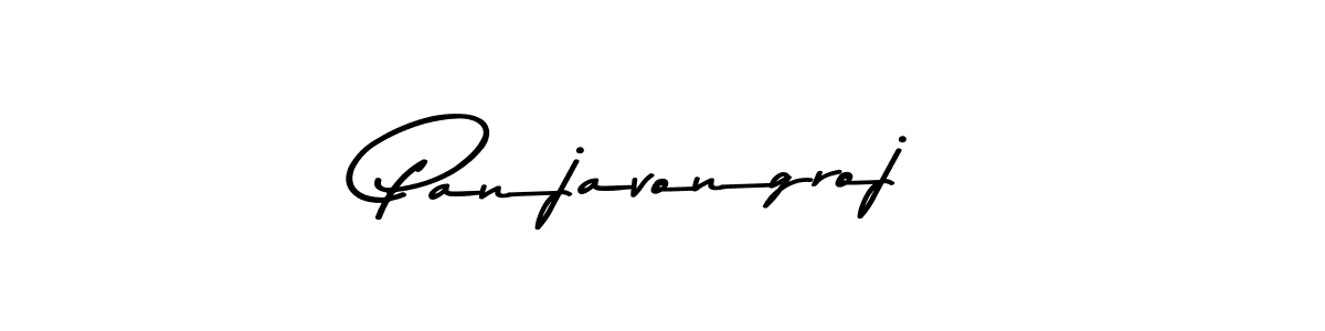 Create a beautiful signature design for name Panjavongroj. With this signature (Asem Kandis PERSONAL USE) fonts, you can make a handwritten signature for free. Panjavongroj signature style 9 images and pictures png