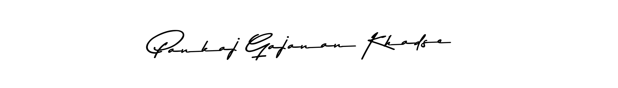 Design your own signature with our free online signature maker. With this signature software, you can create a handwritten (Asem Kandis PERSONAL USE) signature for name Pankaj Gajanan Khadse. Pankaj Gajanan Khadse signature style 9 images and pictures png