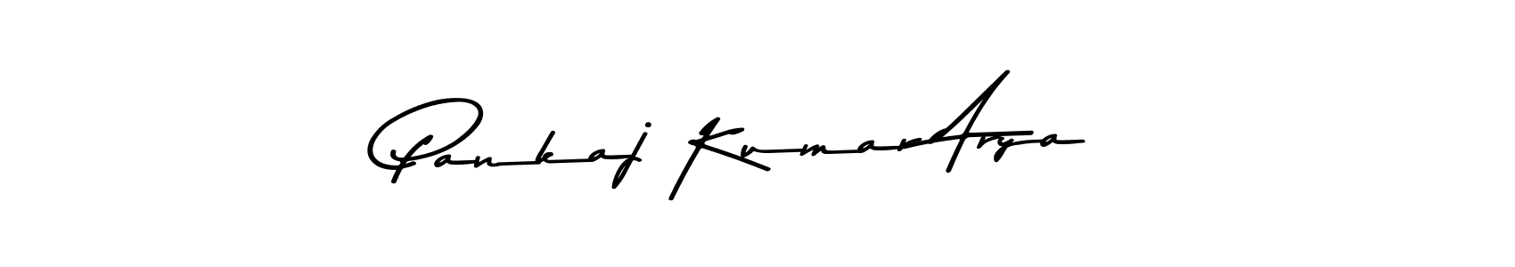 Create a beautiful signature design for name Pankaj Kumar Arya. With this signature (Asem Kandis PERSONAL USE) fonts, you can make a handwritten signature for free. Pankaj Kumar Arya signature style 9 images and pictures png